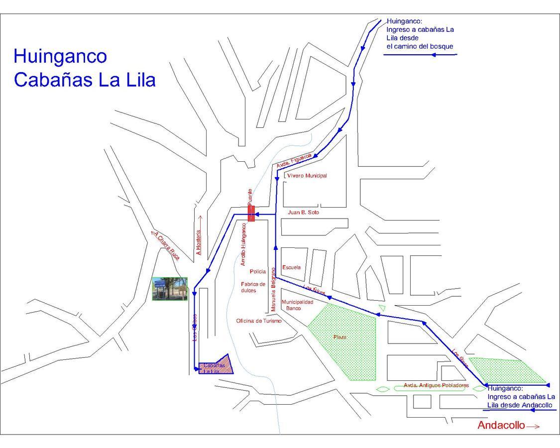 Cabanas La Lila Huinganco Buitenkant foto